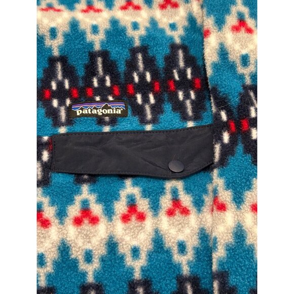 Patagonia Synchilla Snap-T Pullover Fleece Forest Carpet: Deep Sea Blue Men's XS - Picture 5 of 8